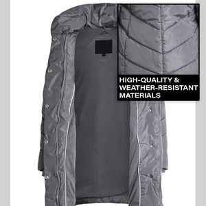 Venta al por mayor personalizado hombres Puffer chaquetas acolchado abrigo de invierno cálido a prueba de viento ligero Streetwear OEM ODM - Product Image 2