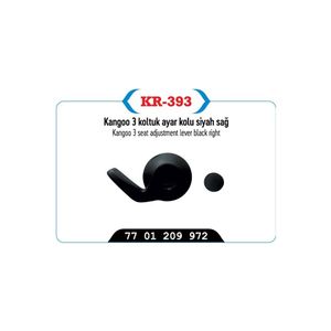 Levier de réglage du siège droit noir pour sièges de voiture modifiés KANGOO III Fabriqué en TR - Product Image 1