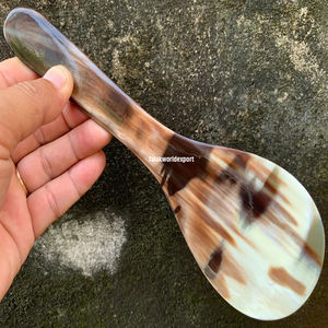 Viking Style Horn Spoon Authentic Handmade Cutlery Horn Spoon Classic Home Decor Unique <b>Craft</b> From India Featuring Natural FWE - Product Image 5
