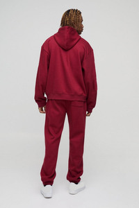 Sweat à capuche et pantalon de survêtement unisexe imprimés personnalisés et surdimensionnés de grande taille OEM Vente en gros Vêtements de sport respirants Streetwear Survêtement en coton - Product Image 2