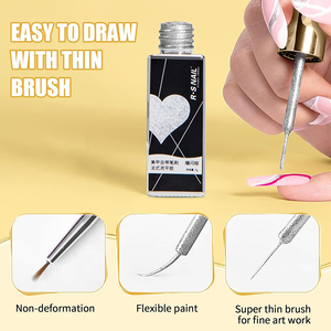 <span class=keywords><strong>Vernis</strong></span> Gel Professionnel RS Nail Private Label pour Manucure Française DIY, Gel Liner <span class=keywords><strong>Semi</strong></span>-<span class=keywords><strong>Permanent</strong></span> pour Dessins et Traçages - Product Image 4