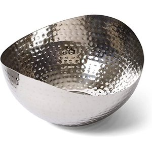 Hammered Finishing Stainless Steel High Quality Modern Design Large Serving for Home Hotel Restaurant and Party <b>Dinnerware</b> - Product Image 3