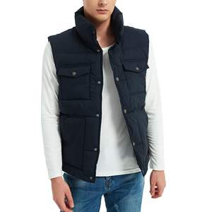 Gilet d'hiver matelassé pour homme, de haute qualité, tendance, imperméable, décontracté, demi-manches, élégant, à capuche, respirant, avec OEM - Product Image 1