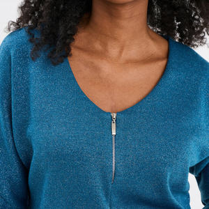 Suéter de Mujer de Alta Calidad con Cierre de Cremallera para Invierno, Diseño Minimalista, Máxima Calidez, Uso Diario Informal, para el Fin de Semana - Product Image 4