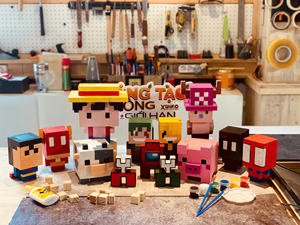 Conjunto de modelo de exhibición de artesanía de madera, juego de arte DIY de madera hecho a mano para niños, proyecto de regalo decorativo, proveedor mayorista de Vietnam - Product Image 5