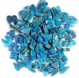 100% Natural Shattuckite par proveedor de piedras preciosas sueltas India precio al por mayor alta calidad cabujón fabricación de joyas de piedras preciosas - Product Image 5