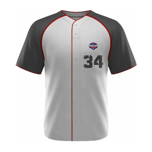 Customized Logo <b>Light</b> Weight Breathable Baseball Uniform Oversized <b>Cheap</b> Price Wholesale Baseball Uniform For Unisex - Product Image 2
