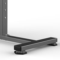 Support de Rangement Commercial pour Haltères Simple Couche - Équipement de Fitness FW-2023 - Offre Spéciale