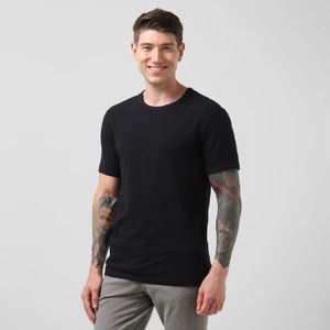 Camiseta clásica flameada con cuello en V para hombre-Algodón transpirable, textura distintiva, ideal para ropa informal - Product Image 3