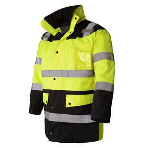 Reflective Winter Wear Hi Vis <b>Jackets</b> Men Quick Dry Water Proof Custom Design High Visibility Safety Workwear Construction OEM - Product Image 3