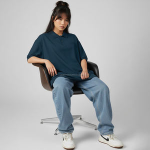 เสื้อโปโลแขนยาวผ้าฝ้าย 100% สำหรับผู้หญิง ยี่ห้อ Fit2Fight แบบเรียบหรือแบบมีลายปัก สำหรับชุดยูนิฟอร์มทำงาน - Product Image 4