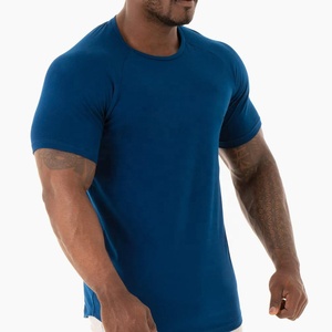 Camiseta básica lisa en blanco 100% algodón personalizada para hombre, camiseta informal de manga corta con cuello redondo y timbre regular para hombre - Product Image 3