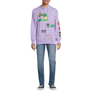 เสื้อฮู้ดผ้าโพลีเอสเตอร์/ คอตตอนสำหรับผู้หญิงผ้าฟลีซนุ่มอบอุ่นเสื้อสวมหัวสำหรับฤดูใบไม้ร่วงขนาดพลัสไซส์ออกแบบได้ตามต้องการ - Product Image 5