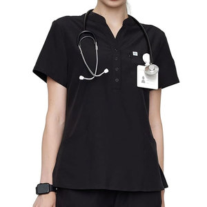 Best Sale Nursing <b>Scrub</b> Suit <b>Set</b> For Hospital Women <b>Scrub</b> <b>Set</b> Custom Made Nursing <b>Scrub</b> Suit Low Price <b>Set</b> - Product Image 3