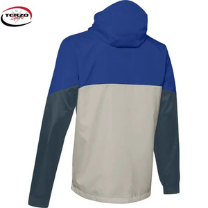Veste coupe-vent en laine légère de haute qualité pour hommes personnalisée en plein air avec col à capuche longueur régulière pour l'hiver en vente - Product Image 4