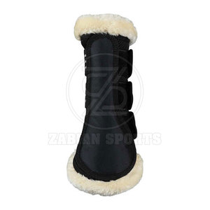Ensemble complet de bottes de voyage pour chevaux avec sangles de sécurité pour les pattes avant et arrière Bottes de voyage pour chevaux hautes avec attaches solides - Product Image 2