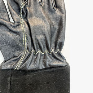 Vente en gros de gants de soudage TIG argon en cuir de vachette résistant à la chaleur, protection anti-coupure pour le travail manuel, bon marché - Product Image 5