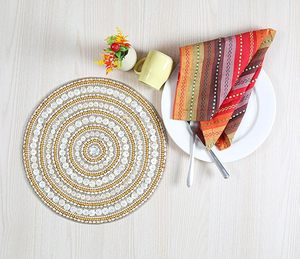 แผ่นรองแก้วปักลายลูกปัดแก้วสำหรับตกแต่งโต๊ะห้องครัวบ้านและปาร์ตี้ในราคาที่ต่ำมาก - Product Image 2