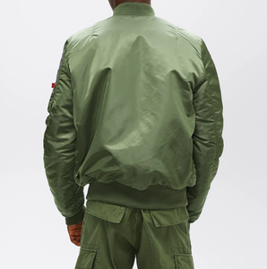 Spring Bomber Jacket para Gamers Esports Team Merchandise Logotipo frontal para hombre a prueba de viento - Product Image 3