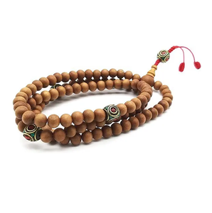 Mujeres Hombres 8mm madera Mala oración budista Mala collar pulsera regalo joyería para tamaño personalizado gran oferta - Product Image 4