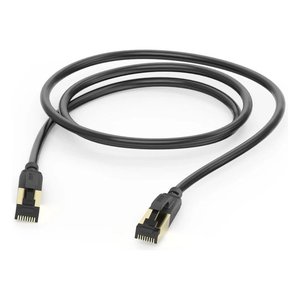 Cable de Conexión S/FTP Negro de 1.5m 00202001 con Función de Carga Rápida y Transferencia de Datos, con Revestimiento de PVC para Redes Informáticas, Material de Cobre - Product Image 1