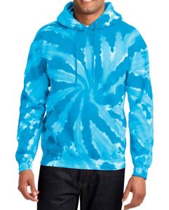 OEM Custom Wholesale Oversized Tie Dye Pullover Fleece <b>Hoodie</b> for Men hooded warm tie dye sweatshirt red and <b>black</b> - Product Image 1