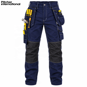 Pantalones de Carpintero Personalizados con Bolsillos para Herramientas y Tela de Lona de Algodón para Contratistas de la Construcción - Product Image 5