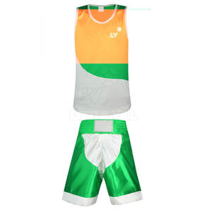 Uniformes de Boxeo Personalizados al por Mayor 2024, Conjuntos Cómodos de Spandex/Poliéster de Alta Calidad con Logotipo Personalizado, Servicio OEM - Product Image 2