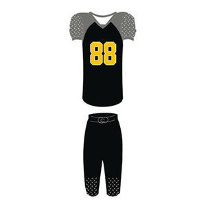 2026 OEM Supply Sublimation American Football Uniform Custom Design American Football <b>Jersey</b> <b>Short</b> Set American Football Wear - Product Image 2