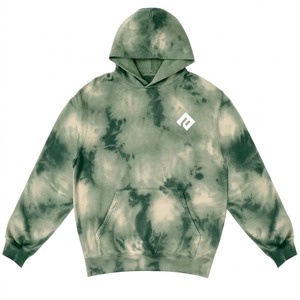 Hoodie court épais et ample personnalisé avec étiquette en caoutchouc, survêtement court en molleton vierge surdimensionné, sweats à capuche et sweat-shirts lourds pour hommes - Product Image 3