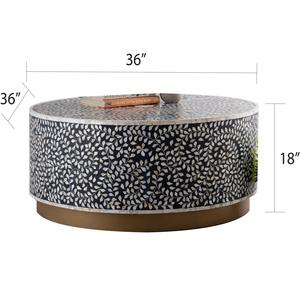 Best Choice Modern Coffee Table Mother Pearl Eco-Friendly Sustainable Custom Living Room Home Furniture <b>Decoration</b> <b>Accessory</b> - Product Image 6