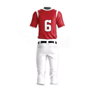 ชุดเบสบอลดีไซน์ล่าสุดสำหรับทุกเพศ ลดราคาพิเศษ สีและโลโก้ปรับแต่งได้ ระบายอากาศ แห้งเร็ว เหมาะสำหรับการฝึกซ้อม - Product Image 5