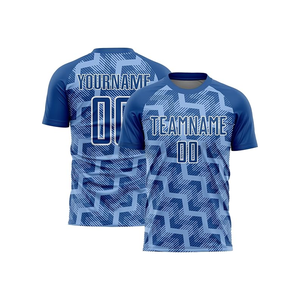 Kit de fútbol americano con estampado de logotipo de sublimación, camiseta de fútbol de tela de poliéster 100%, transpirable, personalizado, superventas, ajuste de secado rápido - Product Image 3