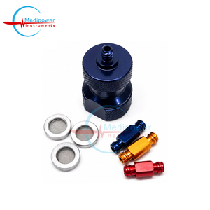 Tapas de Aluminio Reutilizables con Código de Color para Puntas de Jeringa Luer Lock, Tapas de Extremo Luer Lock para Jeringas y Cánulas - Product Image 5