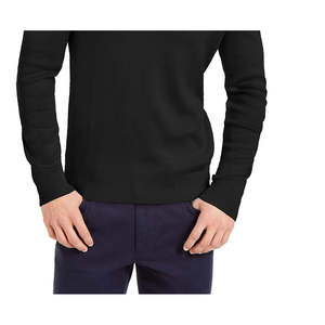 Maglione da Uomo Calvin Klein Blu con Scollo a V, in Misto Cotone, Logo Ricamato, Motivo Stampato, Taglia Piccola per l'Autunno - Product Image 3