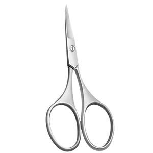 กรรไกรตัดขนคิ้ว 1 ชิ้น สแตนเลส กรรไกรตัดขนตา ขนบนใบหน้า ขนจมูก กรรไกรอเนกประสงค์ ชุดอุปกรณ์แต่งหน้าและดูแลขน - Product Image 6