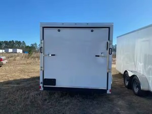 8.5 X 16 White Concession <b>Food</b> Trailer With Appliances - Product Image 3