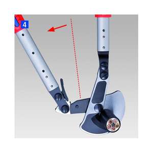 Cisailles à câbles Knipex avec mécanisme à cliquet et poignées télescopiques – Produit de coupe et de cisaillement - Product Image 2