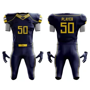 Uniforme de fútbol americano personalizado al por mayor fabricante profesional uniforme de fútbol americano de alta calidad - Product Image 4