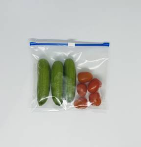 Sacs d'emballage refermables en LDPE, compatibles micro-ondes, de qualité alimentaire, transparents, à double fermeture éclair, pour petites entreprises - Product Image 4