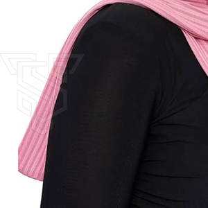 Venta al por mayor a granel duró completamente cubierto Dubai Hijab Casual de moda transpirable algodón/poliéster OEM servicio tradicional musulmán - Product Image 3