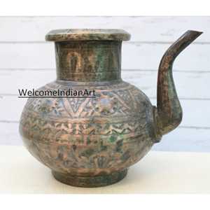 Old Paper Mache <b>Copper</b> Model 1 <b>Vase</b> - Product Image 2
