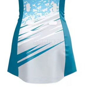 Uniforme de netball para mujer Diseño sin mangas Tela transpirable Uniforme de netball de diseño cómodo - Product Image 6