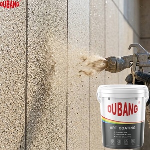 Peinture Marbre Effet Pierre Granit pour Façade de Bâtiment Commercial Peinture Granit à Base d'Eau Texturée Sable - Product Image 1