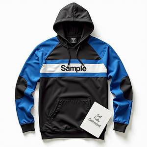 Sudadera con Capucha Extra Grande para Hombre, Ropa Deportiva Resistente, Personalizable con Sublimación, Estilo Urbano, 100% Poliéster, Mezcla de Algodón Básico - Product Image 6