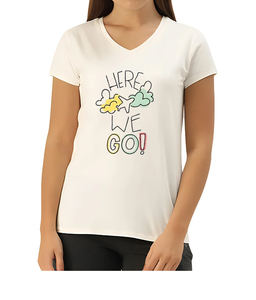 Camiseta de algodón para mujer, tela suave y cómoda, diseño elegante, Ideal para ropa informal, trajes de oficina o elementos esenciales de moda diaria - Product Image 2