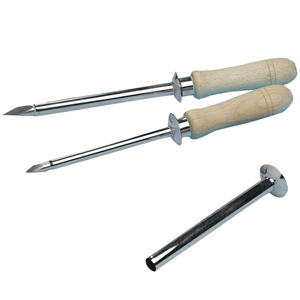 Trocares y cánula con mango de madera en acero inoxidable Todo tipo de instrumentos veterinarios están disponibles Trocares veterinarios - Product Image 1