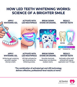 Kit de blanchiment des dents pour dents sensibles, système de blanchiment laser à domicile, lumière LED, élimine les taches jaunes, kit buccal en plastique sans danger pour l'émail - Product Image 5