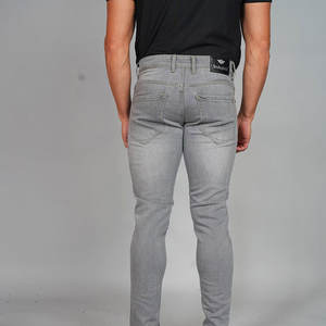 Pantalones holgados de alta calidad, pantalones holgados de Color desteñido para hombre, cierre de mosca con botones, pantalones vaqueros rectos desgastados de cintura media, ropa de Hip Hop - Product Image 5
