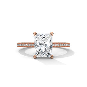 10K 14K 18K เครื่องประดับเพชรเม็ดละเอียดทอง1 CT เพชรเจียระไนเปล่งประกายพร้อม IGI สำหรับงานแต่งงานและแหวน - Product Image 1